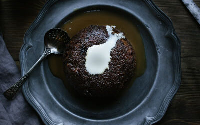 Le gâteau au chocolat et haricots rouges